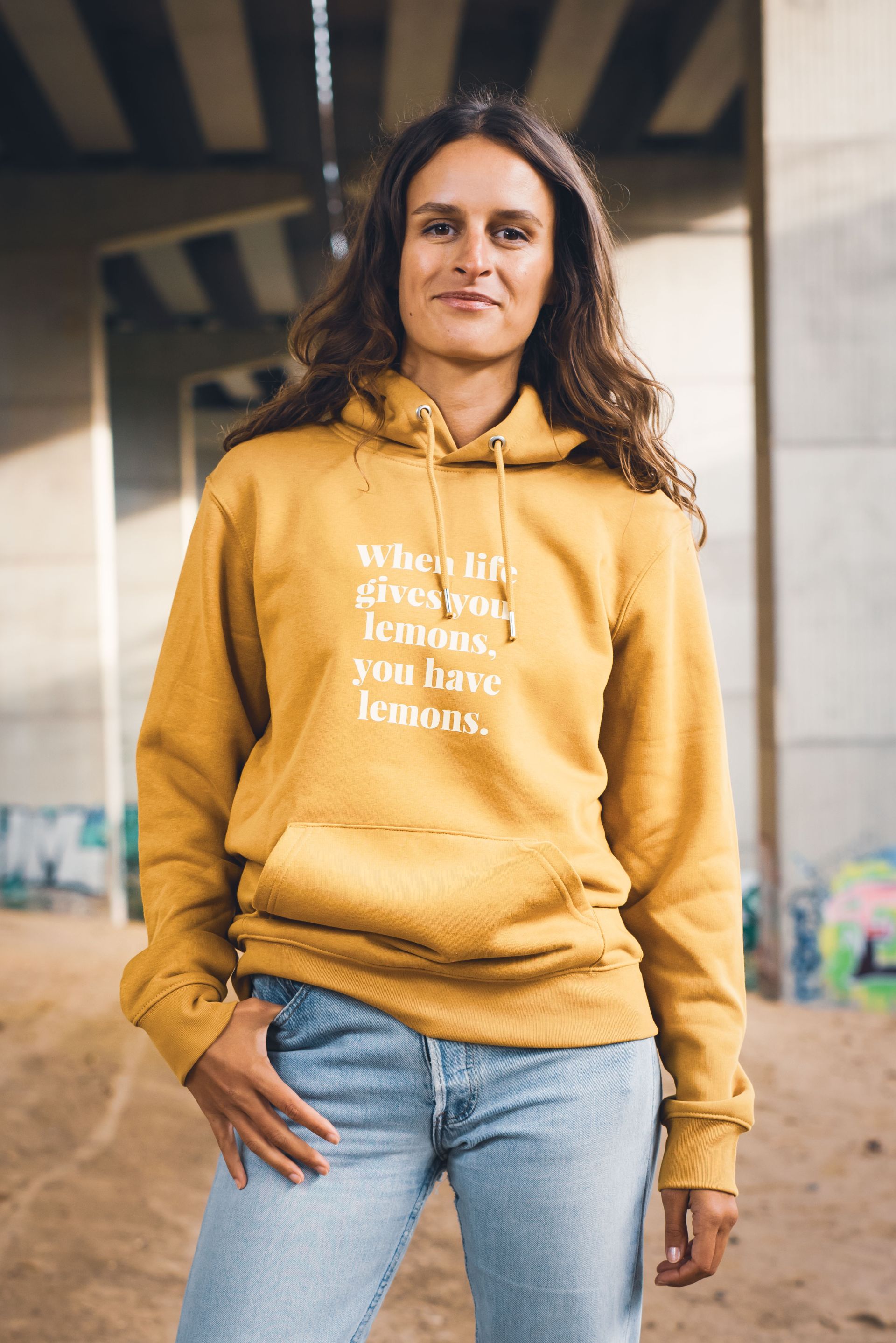  „When life gives you lemons, you have lemons.“ Unisex Organic Hoodie – Nachhaltig & bequem